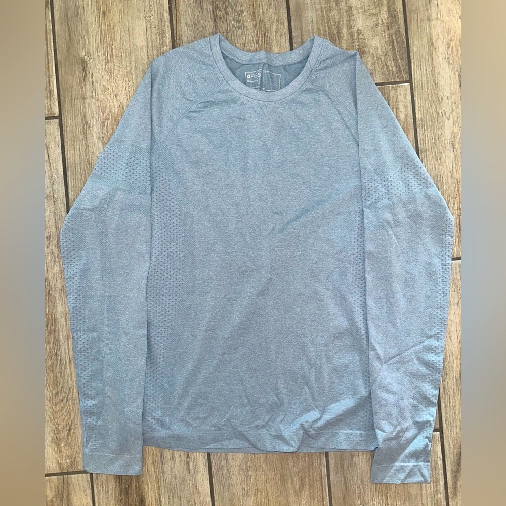 FIGS Salta long sleeve underscrub - dusty blue